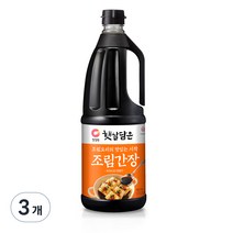 청정원 조림간장, 1.7L, 3개