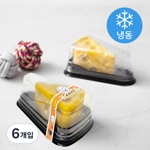 도그쿡 뽀뽀 치즈케이크 (냉동), 치즈, 6개입