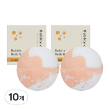 버블데이 배쓰밤 거품입욕제 자몽향, 100g, 10개