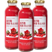 퍼니트 로즈힙 퓨레주스100, 3개, 500ml