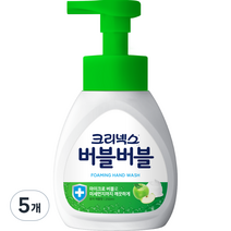 크리넥스 버블버블 핸드워시 퓨어애플, 5개, 250ml