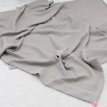 화모 3중직 거즈 유아동이불 L, 그레이