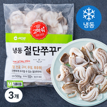 고마워 절단쭈꾸미 (냉동), 500g(M), 3개