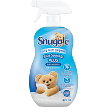 스너글 섬유탈취제 본품, 1개, 470ml, 블루스파클 플러스