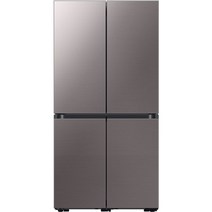삼성전자 BESPOKE 프리스탠딩 4도어 냉장고 RF85B9111T1 875L 방문설치, 브라우니 실버