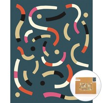 아트조이 물감 2배 DIY 명화그리기 40 x 50 cm, 미드 센추리 점선면 그린