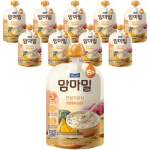 맘마밀 안심이유식 6개월부터, 단호박과 소고기, 10개입