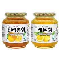 견과공장 겨울향기 프리미엄 햇과일청 2종 세트 한라봉청 950g + 레몬청 950g, 1세트