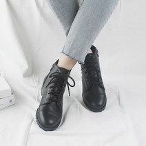 벨라노이 가죽 슬림 베이직 워커형 앵클부츠 3cm