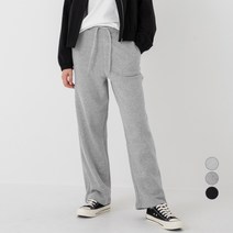 Elle Paris 세미 와이드핏 데일리 기모 스웻팬츠