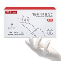생활을그리다 다용도 니트릴장갑, 중(M), 100개, 1개