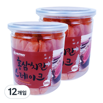 뉴트리오 스테이크 반려견 간식, 홍삼 + 치킨 혼합맛, 12개입
