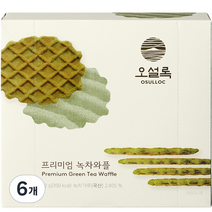오설록 프리미엄 녹차와플, 72g, 6개