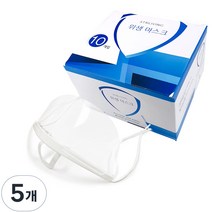 스토리빙 플라스틱 투명 위생마스크, 10개입, 5개