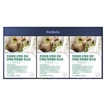 퍼펙토 프리미엄 산양유 초유 단백질 락토페린 유산균 선물 세트 30p, 3개, 60g