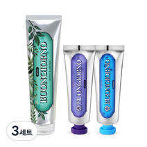 덴티본조르노 치약 구취케어 170g + 잇몸케어 100g + 치석 100g, 3세트