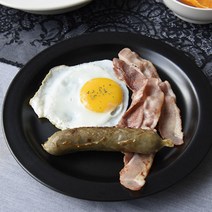 프렐류드 디샤 플레이트 23cm, 블랙, 1개