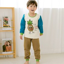 메이키즈 아동용 장꾸파인 오가닉 보온내의