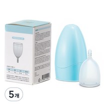 태진실리콘 생리컵 대형 L 35ml, 1개입, 5개