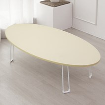 스토리퍼니쳐 LPM 지문방지 비스포크 썸머 접이식 테이블 1200 x 600 mm, 버터옐로우