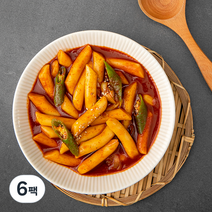 오분떡볶이 중독맛, 370g, 6팩