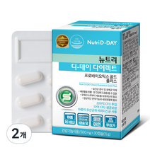 뉴트리디데이 다이렉트 프로바이오틱스 골드 플러스 ptp 유산균, 30정, 2개, 30정