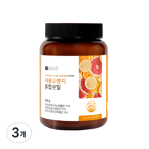 바로푸드 자몽오렌지 분말, 3개, 200g