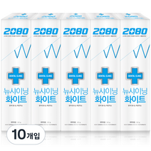 2080 덴탈크리닉 뉴샤이닝 화이트 치약, 140g, 10개입