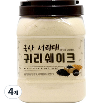 태광선식 국산서리태로 더욱 고소해진 귀리쉐이크, 4개, 1.2kg
