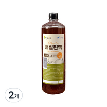 진실매실 매실원액, 1000ml, 2개