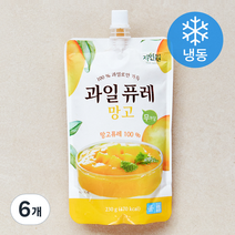자연원 요리조리 과일퓨레 망고 (냉동), 230g, 6개