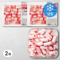 곰곰 돌돌말이 무연골 대패 삼겹살 (냉동), 500g, 2개