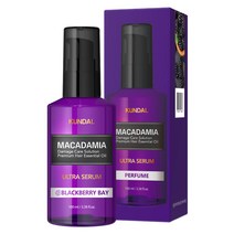쿤달 울트라 세럼 헤어 에센스 블랙베리베이향, 100ml, 1개