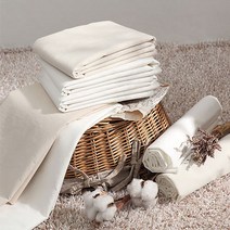 워싱 광목 소프트 터치 프리미엄 60수 무지 패브릭원단, 백 아이