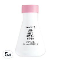 비타민마을 와이즈 더블 업 철분 엽산 비타민D 30g, 60정, 5개