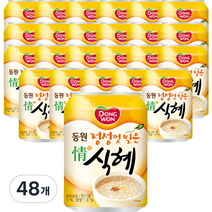 동원 정성껏 빚은 식혜 238ml, 48개
