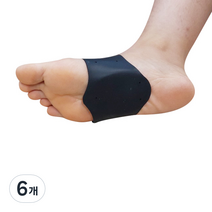 탑건강 아치 퍼펙트 발 건강 용품 블랙, 6개