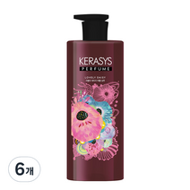 도매365 러블리데이지 샴푸 케라시스 퍼퓸 일반샴푸, 600ml, 6개