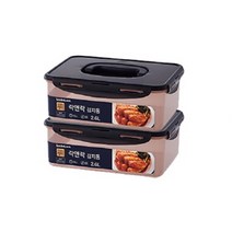 락앤락 뉴 김치통 정석 핑크, 2.6L, 2개