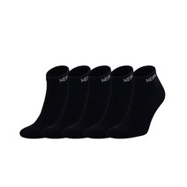 네파 호아프로스트 스니커즈 양말 5종 세트 NPDHFSNL, 블랙, 블랙, 블랙, 블랙 ,블랙