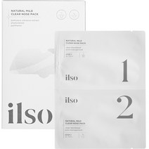 일소 차콜 네추럴 마일드 클리어 노우즈 팩 step 01 3g x 5p + 02 4g x 5p 세트, 1매입, 1세트