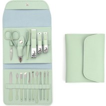 해피제이 프리미엄 손발톱 얼굴 관리 16종 세트, 그린, 1세트