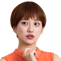 론 통가발 135g + 가발망, 블랙허니브라운, 1개
