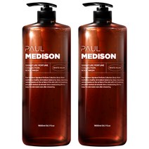 폴메디슨 시그니처 퍼퓸 대용량 저자극 바디워시 화이트머스크향, 2개, 1600ml