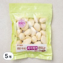 곰곰 국내산 꼭지제거 깐마늘, 200g, 5개