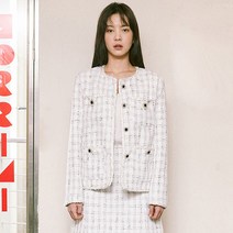 안젤로비안코 여성용 Sage Tweed 재킷