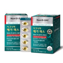 뉴트리디데이 장용성 rTG 알티지 오메가3 메가렉스, 60캡슐, 2개