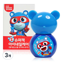 엔비베베 슈퍼잭 아이네일케어 물어뜯는 손톱 방지 매니큐어, 4ml, 3개