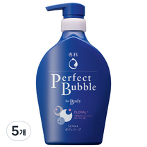 센카 퍼펙트 버블 포 바디 플로럴 플러스 N, 500ml, 5개