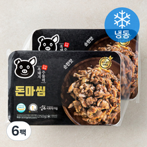돈마씸 제주흑돼지 주물럭 순한맛 (냉동), 6팩, 250g